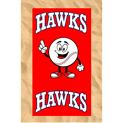 Toalla de playa:Happy Baseball