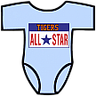 Club Baby Romper: All-Star