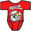 Club Baby Romper: Angry Baseball