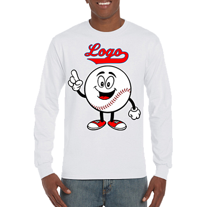 Camiseta Club, manga larga:  Happy Baseball