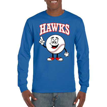 Camiseta Club, manga larga:  Happy Baseball