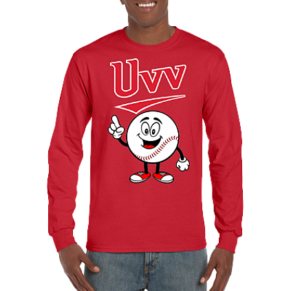 Camiseta Club, manga larga:  Happy Baseball