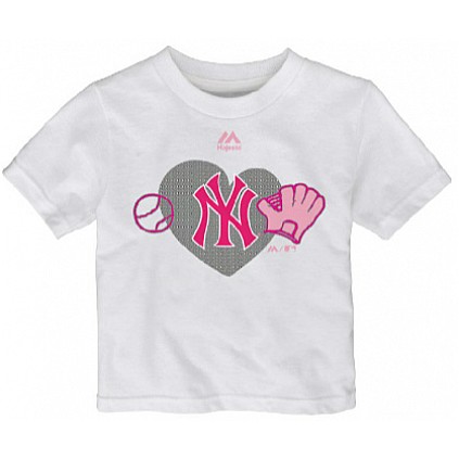 Girls Just Love Baseball T-Shirt: Yankees Wit