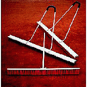 Rastrillo de campo con marco