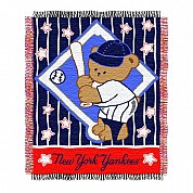 Manta tejida para niños Yankees