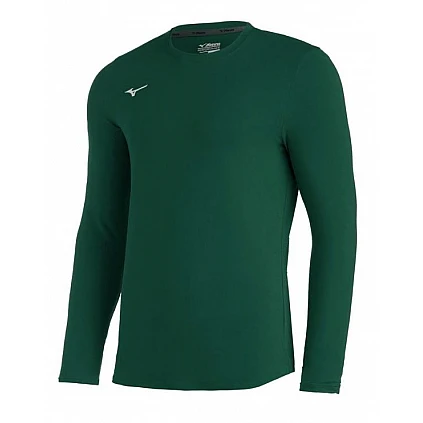 Mizuno COMP Diamond Ondershirt LM: Donkergroen