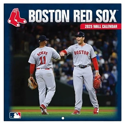 MLB Boston Red Sox 2025 Wall Calendar