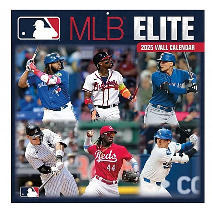 MLB Elite 2025 Wall Calendar