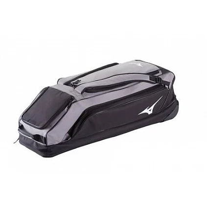Mizuno Classic Wheel Bag G2,Grijs /Zwart