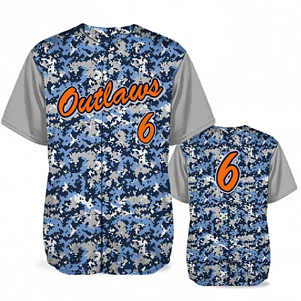 Camotion Digital BB Jersey SS Full-Button