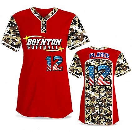 Camo Soul Digital FP Jersey SS 2-Button