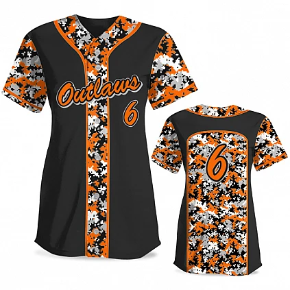 CamoSoul Digital FP Jersey SS Full-Button