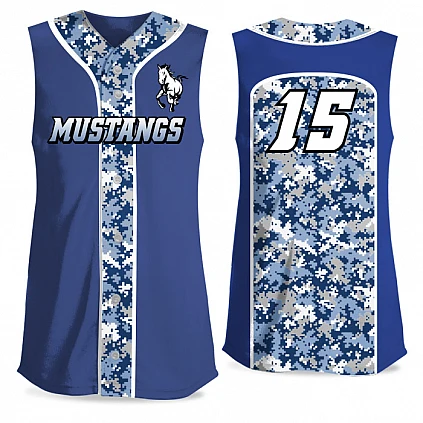 Camo Soul Digital FP Jersey Sleeveless Full-Button