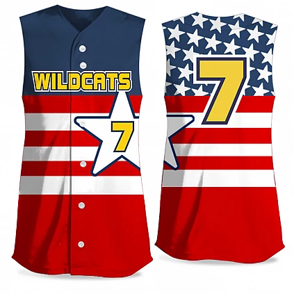 United FP Jersey Sleeveless Full-Button