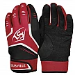Louisville Slugger Omaha Batting gloves, Red