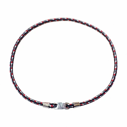 Brett Titanium Ketting, Rood