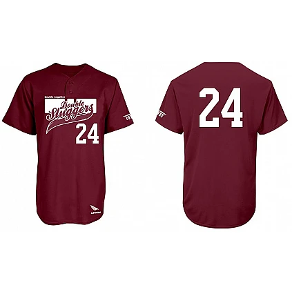 Double Sluggers Shirt, 2 Knoopjes: Flatback Mesh