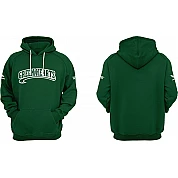 Green Hearts Hoodie: Dark Green