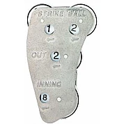 Teller met innings, staal SS4RL