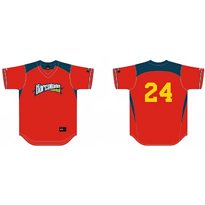 Barcelona Jersey: Flatback Mesh