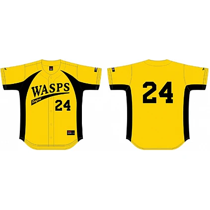 Romford Wasps Jersey, FlatBack Mesh: Yellow