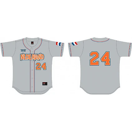 Shirt Nederland O.S. Athene, grijs