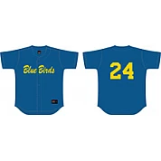 Maglia Blue Birds BB, maglia flatback