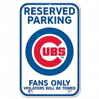 Señal de estacionamiento reservado, Cubs