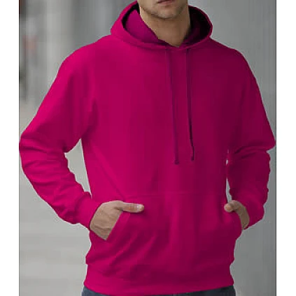 Hooded Sweater 2 Color: Pink/Hot Pink