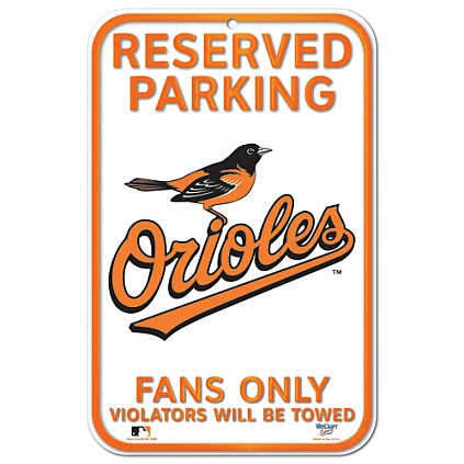 Señal de estacionamiento reservado Orioles