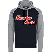 Double stars Contrast Hoodie