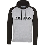 Black Bears Contrast Hoodie