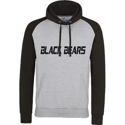 Black Bears Contrast Hoodie