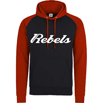 Nottingham Rebels - Felpa con cappuccio a contrasto