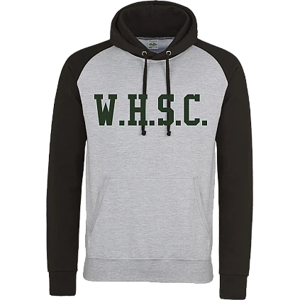 W.H.S.C. Felpa con cappuccio a contrasto