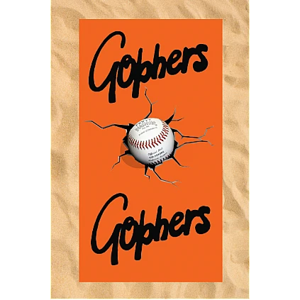 Toalla de playa:Cracked Baseball