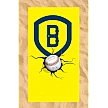 Toalla de playa:Cracked Baseball