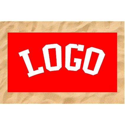 Toalla de playa : logotipo del club