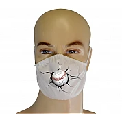 Maschera per la bocca: Baseball incrinato
