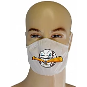 Maschera per la bocca del pipistrello incrinata