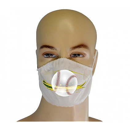 Maschera per la bocca Planet Baseball