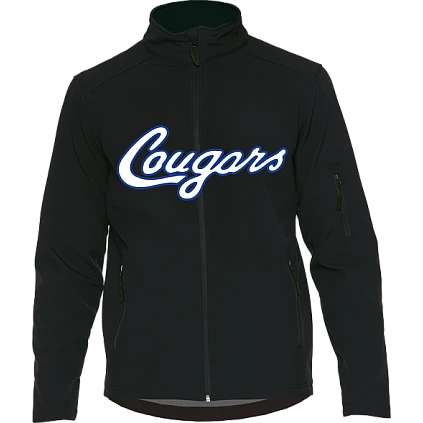 Chaqueta Softshell Cougars: Negro