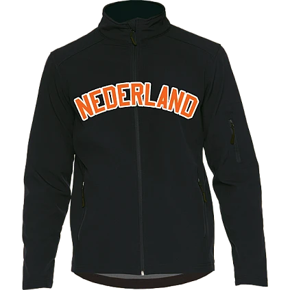 Nederland Softshell Jacket: Black