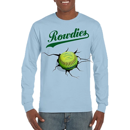 Camiseta Club, manga larga: Crack Softball