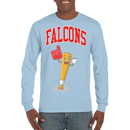 Club T-Shirt, Long Sleeve: Happy Bat