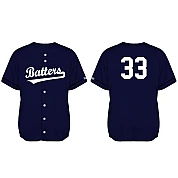 Maglia da baseball per battitori: Maglia Flatback
