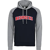 Felpa con cappuccio a contrasto Bedrocks