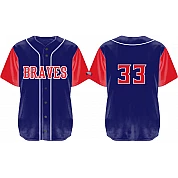 Berlin Braves Jersey, Sleeveless: Flatback Mesh
