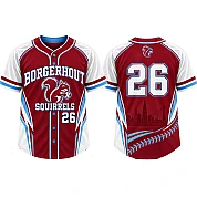 Borgerhout Squirrels Alternate Jersey, Flatback Mesh