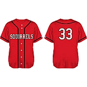 Camisa Borgerhout Squirrels Rojo